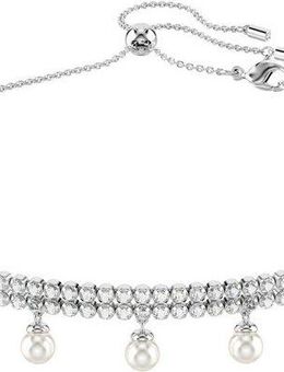 Swarovski Choker Schmuck Geschenk Ariana Grande Halsband, mit Swarovski® Kristall - mit Swarovski® Perle