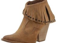 A.S.98 Belive High-Heel-Stiefelette, Abendmode, High-Heel-Stiefelette, Ankleboots mit Fransen und Nieten