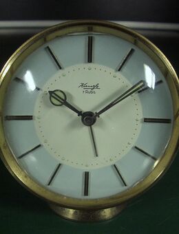 Antiker Art Deco mechanischer Wecker Kienzle 7 Rubis Jewels - Oberhaching