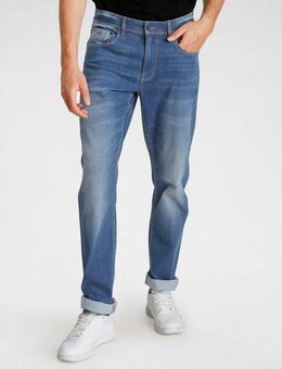 H.I.S Comfort-fit-Jeans ANTIN bequeme Passform, gerades Bein, mit Used-Waschung