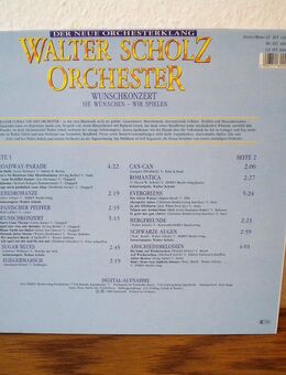 Walter Scholz Orchester-Wunschkonzert-Vinyl-LP,1988 - Linnich
