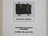 6 Plakate 1969-71 Vombek Brauer Segui Kieselbach Hundertwasser Klock - Coesfeld