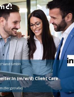 Sachbearbeiter:In (m/w/d) Client Care - Heppenheim (Bergstraße)