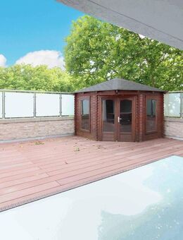 Schönes Penthouse mit großer Dachterrasse und eigenem Schwimmbad im Keller - Duisburg