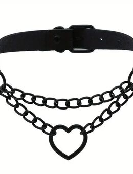 Damen Choker Halsband Gothic Ronden Club Punk Cosplay - Uchte