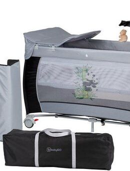 BabyGo Baby-Reisebett Sleeper Deluxe, black, mit Musik-Mobile