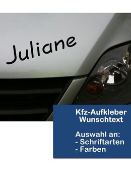 Kfz- Autoaufkleber / Car Tattoo / Sticker / Wunschtext / 20 cm lang / Farbauswahl - Vöhl