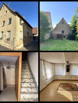 Viel Raum für Ihre Träume - Haus - Scheune - großer Garten - Uehlfeld