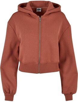 URBAN CLASSICS Sweatjacke Urban Classics Damen Ladies Short Oversized Zip Jacket (1-tlg)