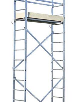 KRAUSE Arbeitsgerüst CORDA, Montagegerüst mit rutschsicherer Belagbühne 1,50 x 0,56 m