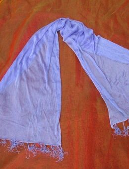 NEU * Duftig * Seiden Chiffon * DESIGNER * XL SCHAL * Hals- TUCH * SCARF * mit Fransen * lila * flieder * veilchen * - Riedlingen