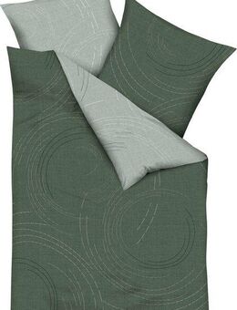 Kaeppel Wendebettwäsche Jaro, in Gr. 135x200, 155x220 oder 200x200 cm, Feinbiber, 2 teilig, mit Reißverschluss, 100% Baumwolle, Bettwäsche mit zeitlosem Design