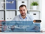 Mitarbeiter*in Legal / Vertragswesen (m/w/d), Bereich Finance, Legal & Controlling - Augsburg