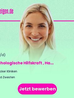 Psychologische Hilfskraft (m/w/d), Hardtwaldklinik II - Bad Zwesten
