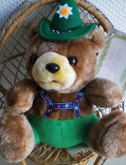 Jodel-Plüsch-Teddy,Reinhart-Kollektion,mit Funktion,Batteriebetrieb,ca. 28 cm - Linnich