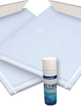 KWAD Styroporplatte Bodenisolations-Set, (105-St), für Ovalpool »Steely Deluxe Heat«