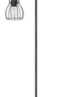 GLOBO LIGHTING Stehlampe MINA, ohne Leuchtmittel, Stehleuchte, Wohnzimmer, Holz, Design Leuchte
