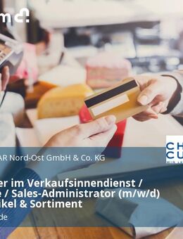 Mitarbeiter im Verkaufsinnendienst / Backoffice / Sales-Administrator (m/w/d) Fokus Artikel & Sortiment - Ludwigsfelde