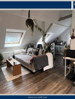 Lichtdurchflutete 2-Zimmer-Dachgeschosswohnung in zentraler Lage von Haan - Haan