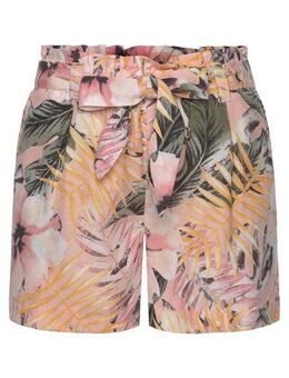LASCANA Shorts (mit Bindegürtel) im Paperbag-Stil aus Leinenmix, kurze Hose, Leinenhose