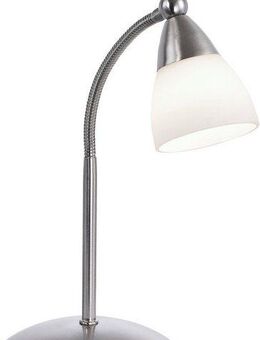 Paul Neuhaus LED Tischleuchte Pino, Dimmfunktion, LED wechselbar, Warmweiß, 3-Stufen Touchdimmer, flexibel verstellbar