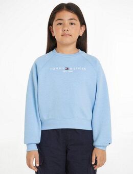 Tommy Hilfiger Sweatshirt ESSENTIAL EMBROIDERED FLEECE CN Kinder bis 16 Jahre mit Logoprägung
