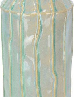I.GE.A. Dekovase Vase aus Keramik (1 St), Dekovase Blumenvase Modern für Tischdeko Tischvase Deko Trockenblume