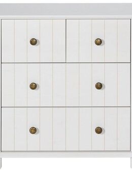 Home affaire Badkommode Vili, Badezimmerschrank, Unterschrank, 4 Schubladen, aus Massivholz