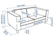 Sofa in Grün vom Ikea - Schemmerhofen