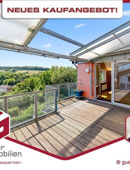 Stilvolle 124m² Dachgeschosswohnung mit Kaminofen, Garage und Dachterrasse in Aussichtslage von Pech - Wachtberg