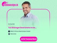 (Senior) Tax Manager (m/f/d) Real Estate Investments - München