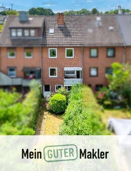 Solides Reihenmittelhaus mit Balkon, Garten & Garage - viel Potenzial in ruhiger Lage der Vahr - Bremen