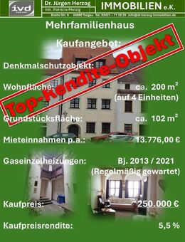 Mehrfamilienhaus in Marktnähe in 04860 Torgau - Torgau