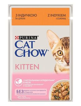 Cat Chow Kitten 26 x 85 g - Truthahn