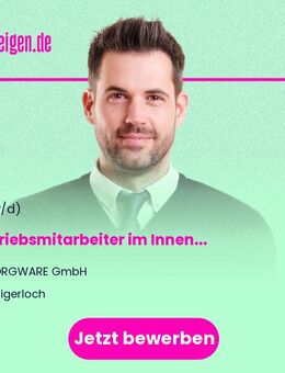 Vertriebsmitarbeiter (m/w/d) im Innendienst - Haigerloch