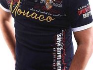 behype Poloshirt MONACO in Piqué-Qualität