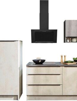 BASIC by Balculina Küchenzeile Boston, Breite 200 + 123 cm, wahlweise mit E-Geräten