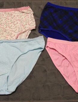 4 Damen Slip, Schlüpfer, Unterhosen XL - Borken