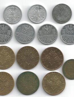 Münzen Österreich 1957 bis 1992 - Bremen