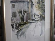 Bild Lithographie von Michael Schreiber Original - Regenstauf