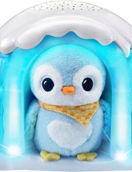 Vtech® Nachtlicht Vtech Baby, 2-in-1 Sternenlicht-Pinguin, Deckenprojektion, Einschlafhilfe, Farbwechsel, Melodien, Nachtlichtfunktion, Farbwechsler, mit Projektor und Soundfunktion