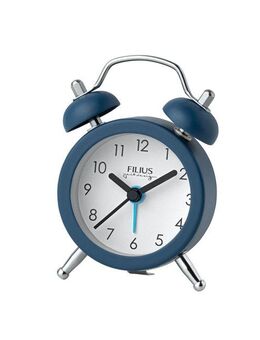 FILIUS zeitdesign Glockenwecker Reisewecker, Quarzwecker, Kinderwecker, Schlafzimmer, Schulanfang