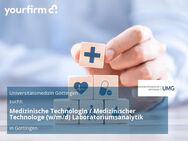 Medizinische Technologin / Medizinischer Technologe (w/m/d) Laboratoriumsanalytik - Göttingen