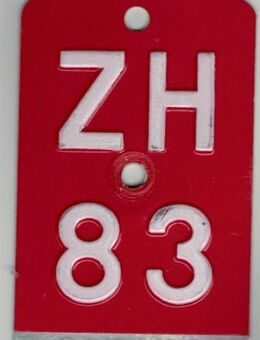 Fahrradteile Velo Nr. ZH 1983 - Volketswil