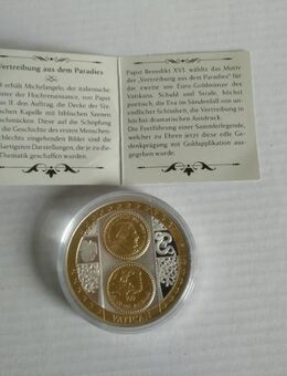 Vatikan-Gedenkmünze "Vertreibung aus dem Paradies" - Rees