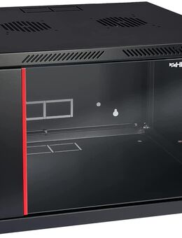 HMF Netzwerkschrank Serverschrank 19 Zoll 7 HE schwarz #66407-02 - Birkenfeld (Baden-Württemberg)