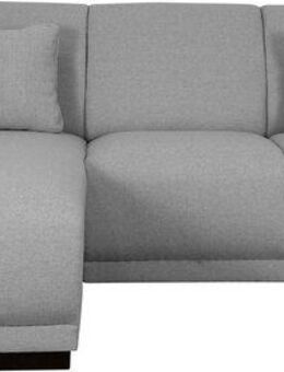 Home affaire Ecksofa BORNHOLM L-Form mit Recamiere, Maße B/T/H: 234/162/85 cm, Recamiere links oder rechts bestellbar, Wellenfederung, inkl. 2 Kissen