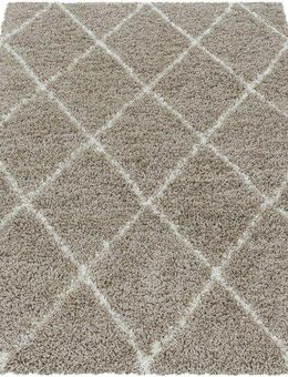 Ayyildiz Teppiche Hochflor-Teppich ALVOR 3401, rechteckig, Höhe: 50 mm, Shaggy, Langflor, Läufer, pflegeleicht, Wohnzimmer