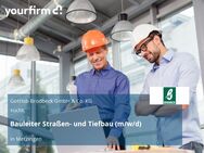Bauleiter Straßen- und Tiefbau (m/w/d) - Metzingen