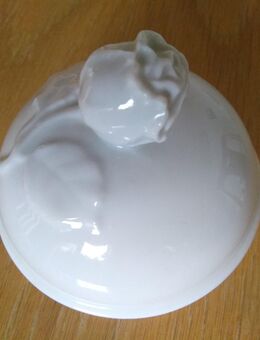 Kannendeckel von Fürstenberg - Weiße Rose - Hannover Vahrenwald-List